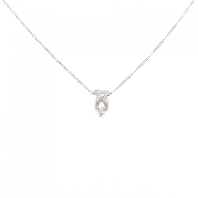 K18WG/750WG Dây chuyền kim cương 0.05CT - Hàng hiệu Chính hãng 862123