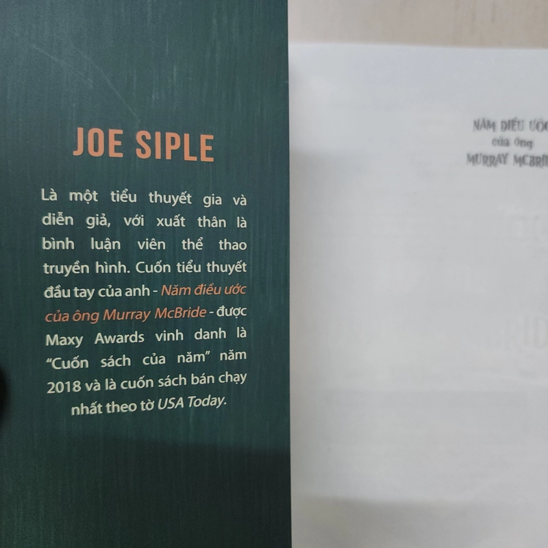 Sách Năm điều ước của ông Muray McBride của Joe Siple mới 99% 531954