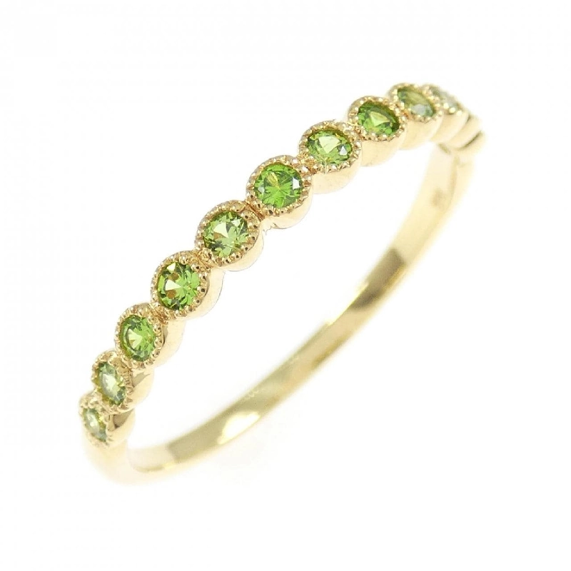 Nhẫn Đá Garnet Demantoid K18YG - Hàng hiệu Chính hãng 855010