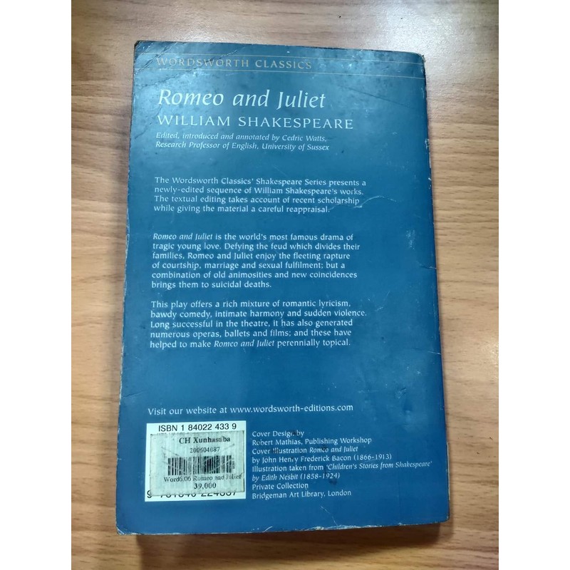 Romeo and Juliet- William Shakespeare 70059