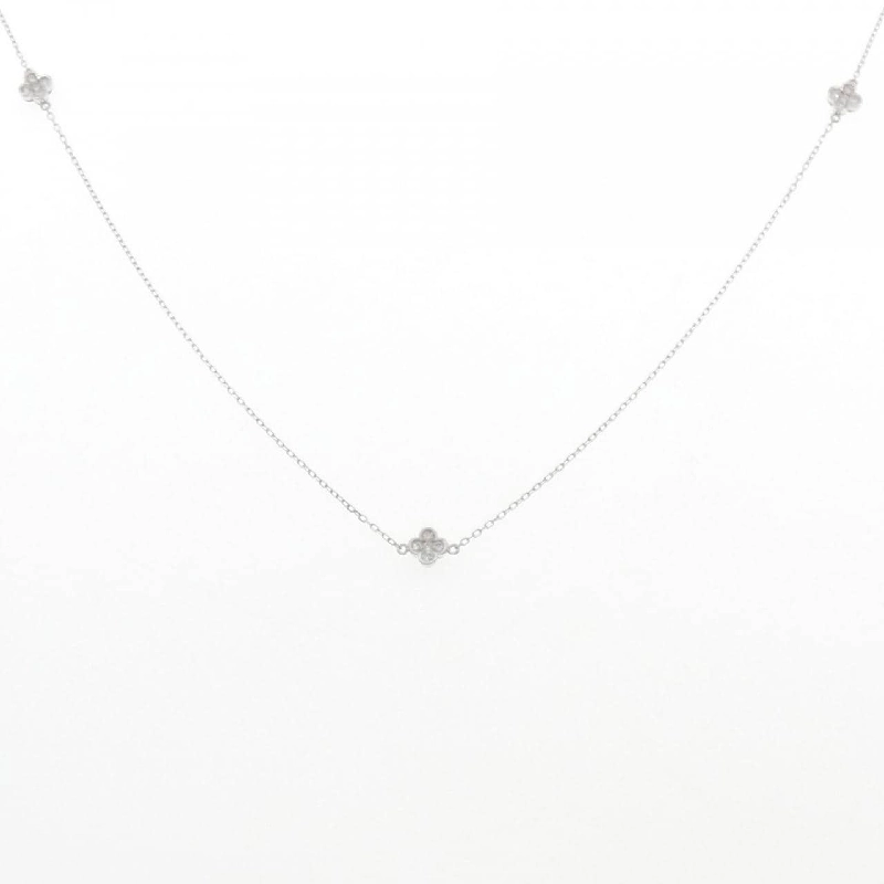 K18WG Hoa Kim Cương Dây Chuyền 0.50CT - Hàng hiệu Chính hãng 848540