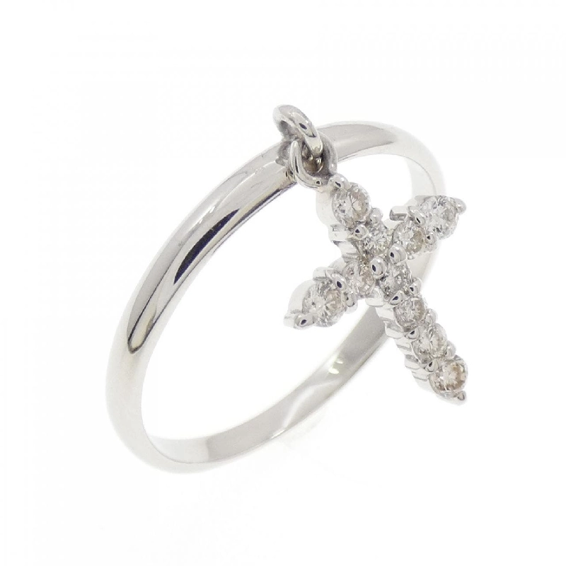 Nhẫn kim cương PT900 hình chữ thập 0.18CT - Hàng hiệu Chính hãng 850425