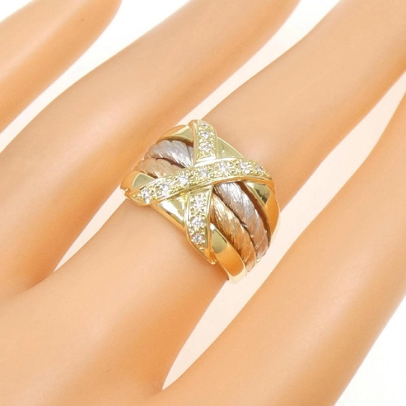 Nhẫn kim cương K18YG/PT900/K18PG 0.08CT - Hàng hiệu Chính hãng 850620