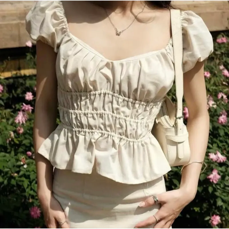 Áo babydoll vải Linen 974628