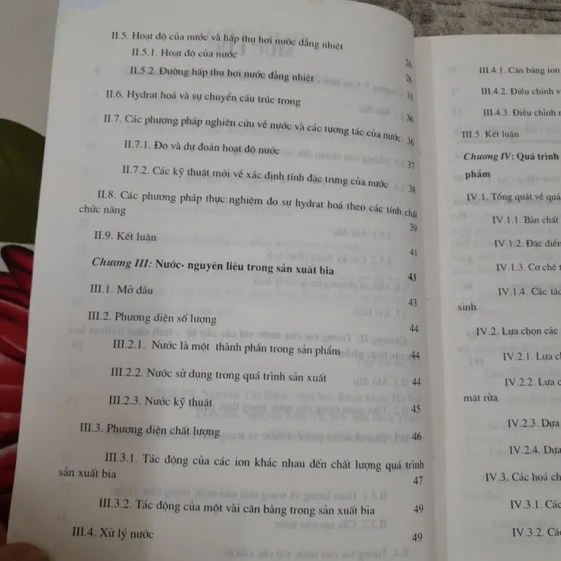 NƯỚC VÀ HỆ THỐNG TẨY RỬA KHỬ TRÙNG (CIP) NM. thực phẩm. CB. Phó GS Tiến sỹ Ng. T. Hiền 605077