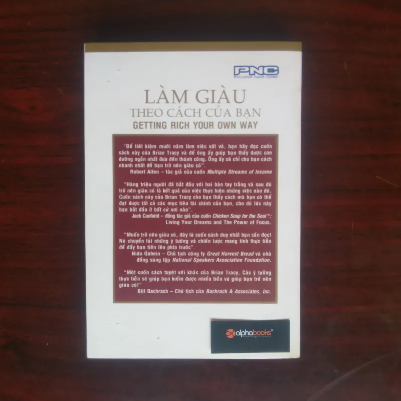 [Sách Kinh Doanh] Làm Giàu Theo Cách Của Bạn (Brian Tracy) - Sách Wiley 992336