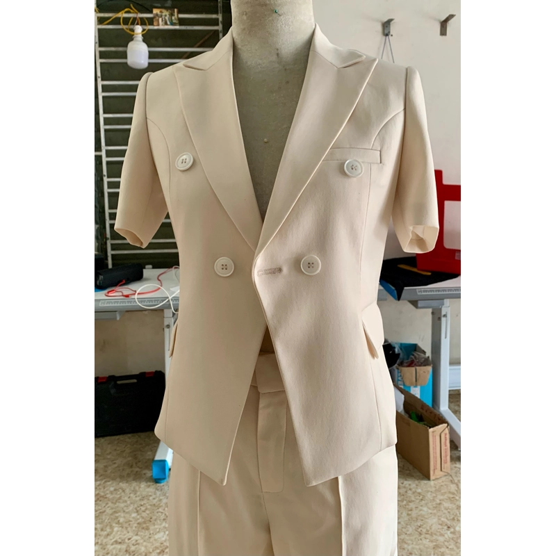 Set Vest Nữ Tay Ngắn Thời Trang Thu Đông 2 Lớp 521548