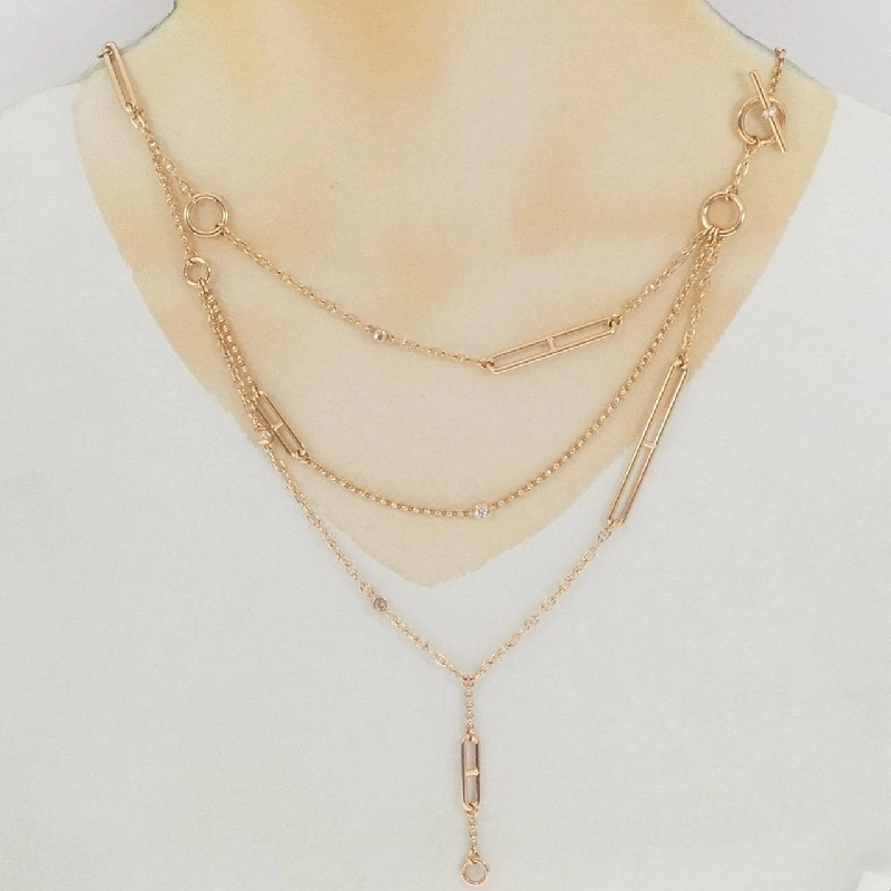 Hàng hiệu Authentic - Dây chuyền Hermès Chaine d'Ancre Chaos 841008