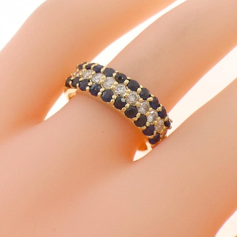 Nhẫn Sapphire K18YG 0.98CT - Hàng hiệu Chính hãng 851699