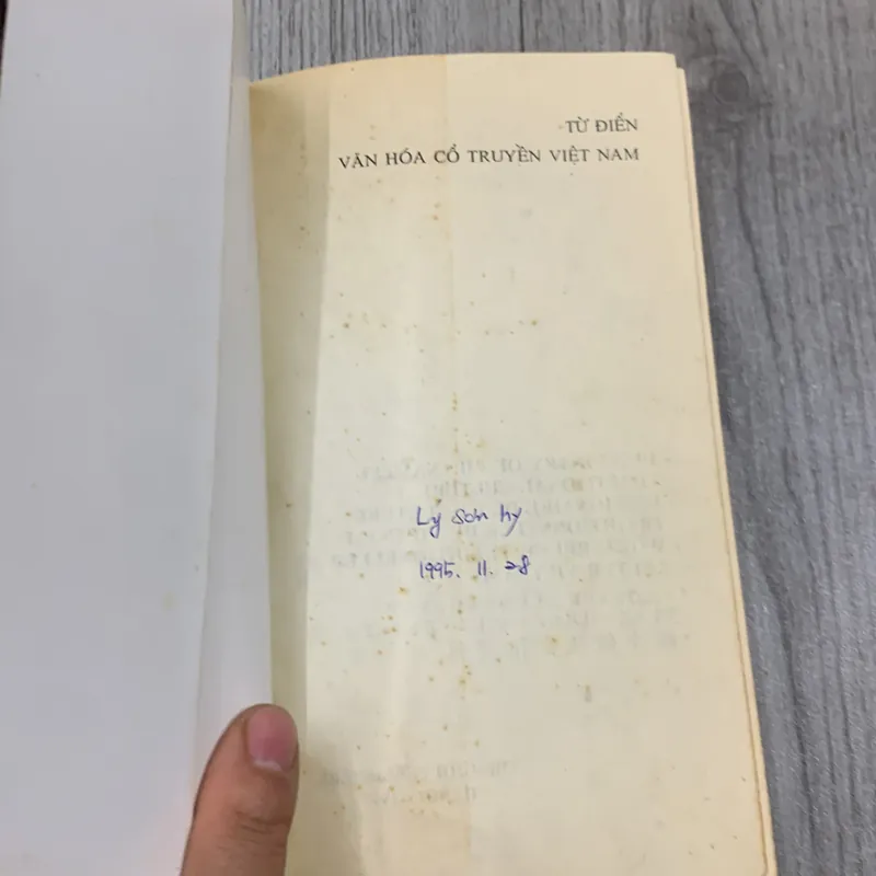 Từ điển văn hoá cổ truyền việt nam. 3a4 718654