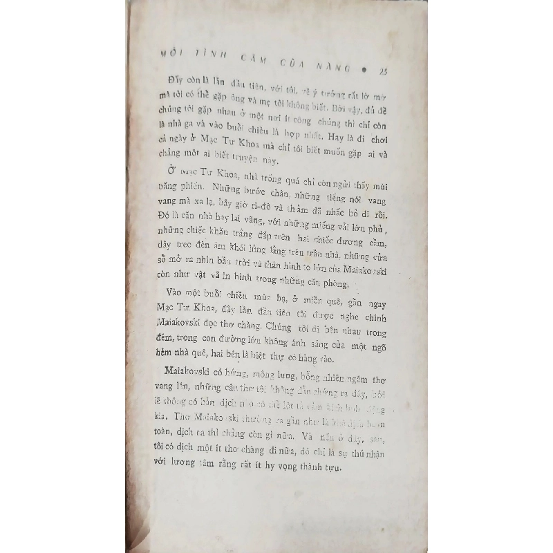 Maiakovski thi sĩ nga hay là mối tình câm của nàng Elsa Triolet - Thế Phong dịch 452713
