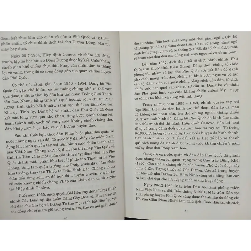 TRẠI GIAM TÙ BINH PHÚ QUỐC THỜI KỲ CHỐNG THỰC DÂN PHÁP VÀ ĐẾ QUỐC MỸ XÂM LƯỢC 644956