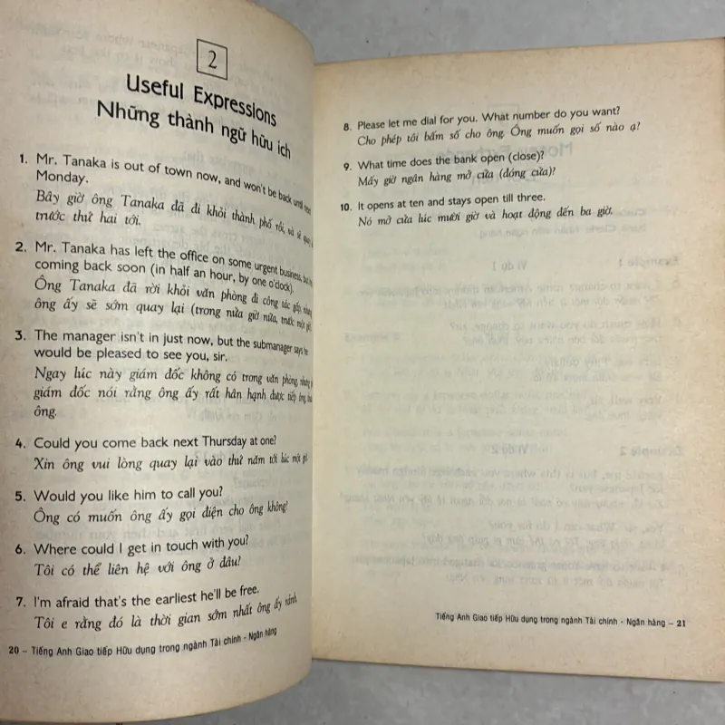 Tiếng Anh giao tiếp trong ngành Tài chính và Ngân hàng 786258
