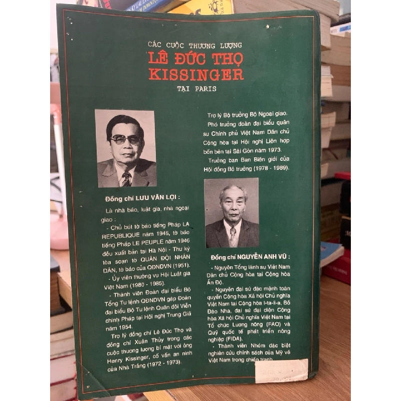 Các cuộc thương lượng Lê Đức Thọ Kissinger tại Paris -Lưu Văn Lợi ,Nguyễn Anh Vũ 757779