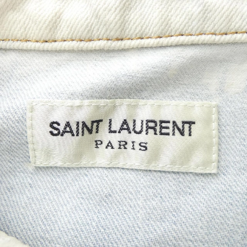 【Mã giảm giá】Áo khoác denim SAINT LAURENT 641173