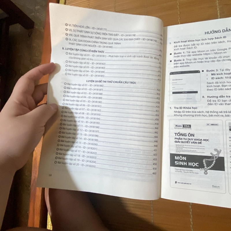 Tổng ôn phần tư duy khoa học và giải quyết vấn để môn sinh học kỳ thi TSA 447189