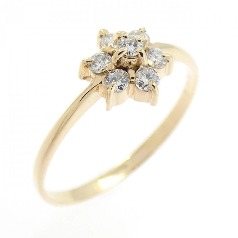 Nhẫn kim cương hoa K18YG 0.16CT - Hàng hiệu chính hãng 855519