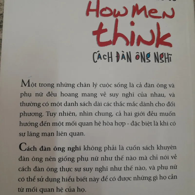 Cách đàn ông nghĩ. How men think. Shawn T. Smith 576446