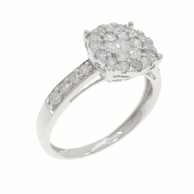 Nhẫn kim cương K18WG 0.50CT 671610