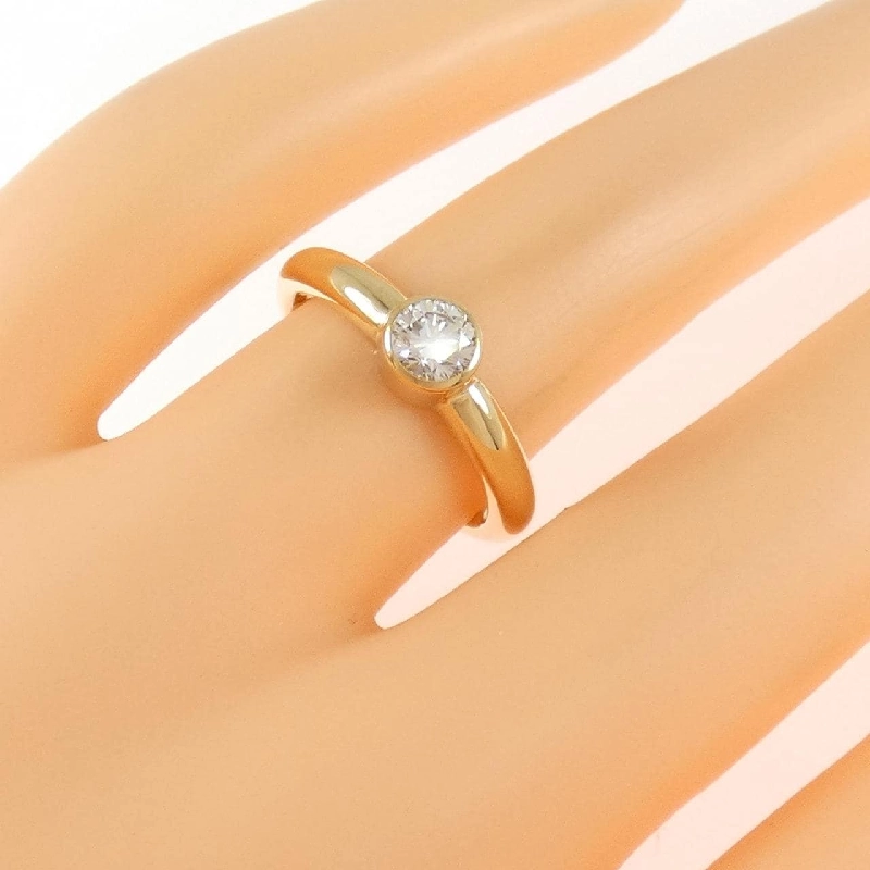 Nhẫn kim cương K18YG 0.346CT 669584