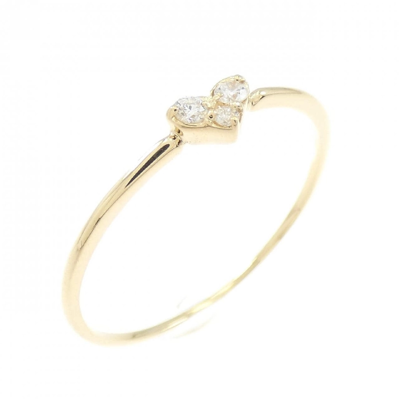 Nhẫn kim cương hình trái tim K18YG 0.05CT - Hàng hiệu chính hãng 851608