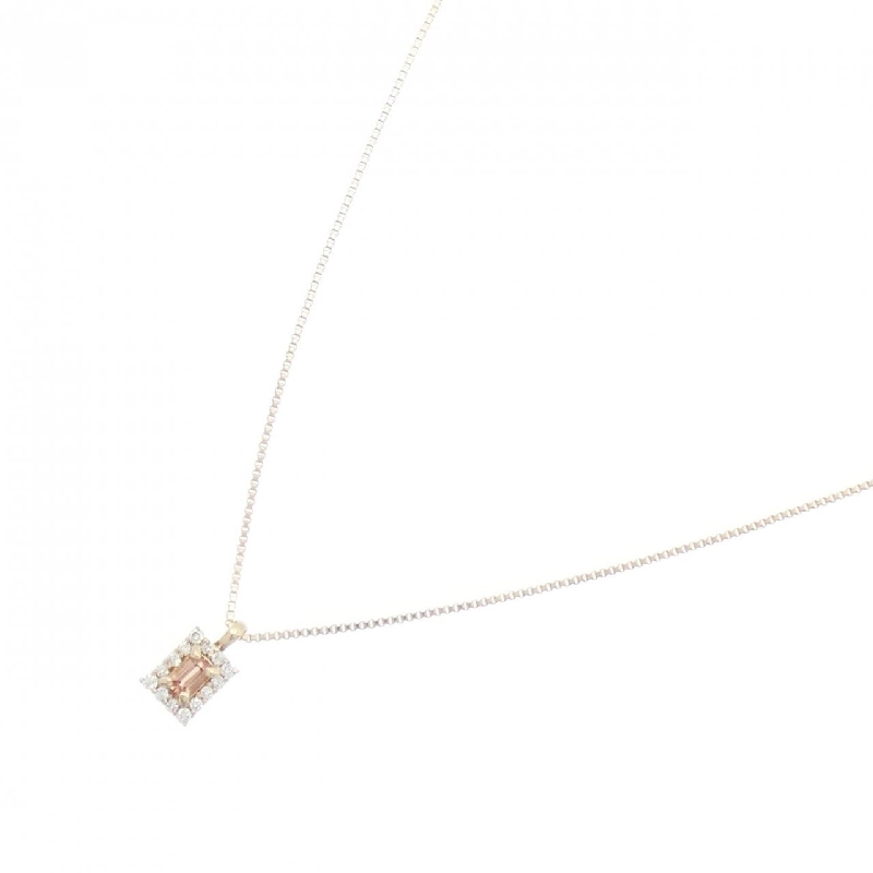 K18PG Sapphire Necklace 0.098CT - Hàng hiệu Authentic 860038