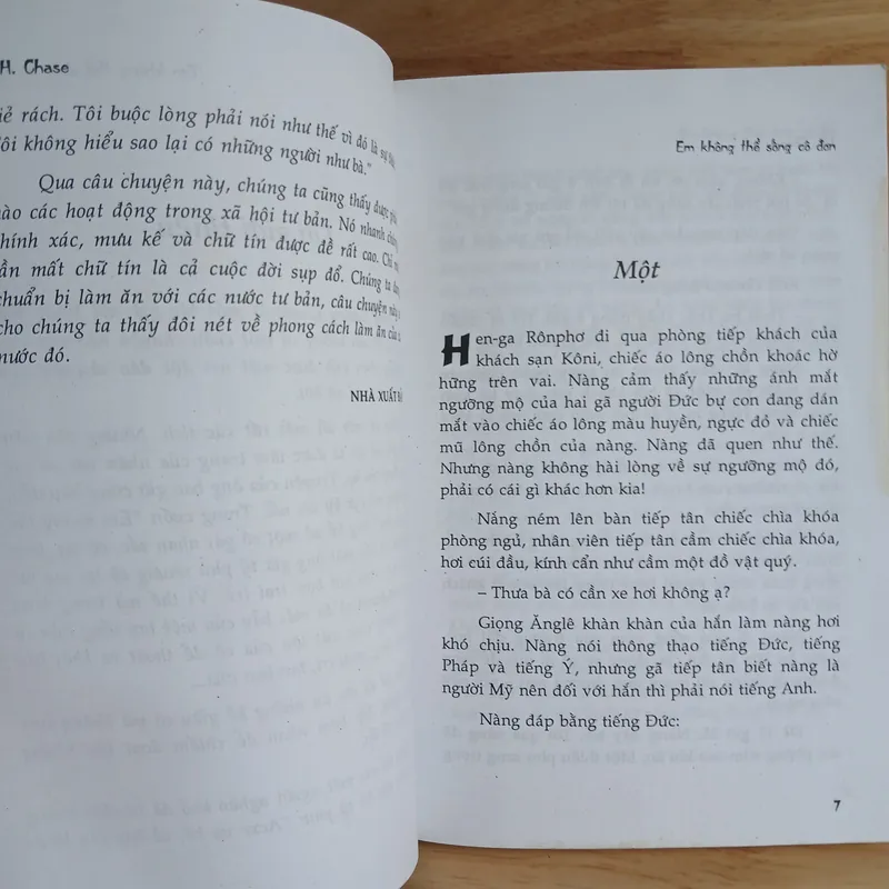 Tiểu Thuyết Trinh Thám - Em Không Thể Sống Cô Đơn (James Hadley Chase) 315706