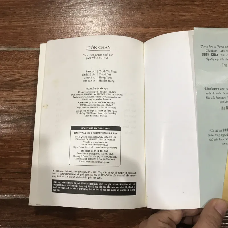 Trốn chạy - Alice Munro (6) 781619