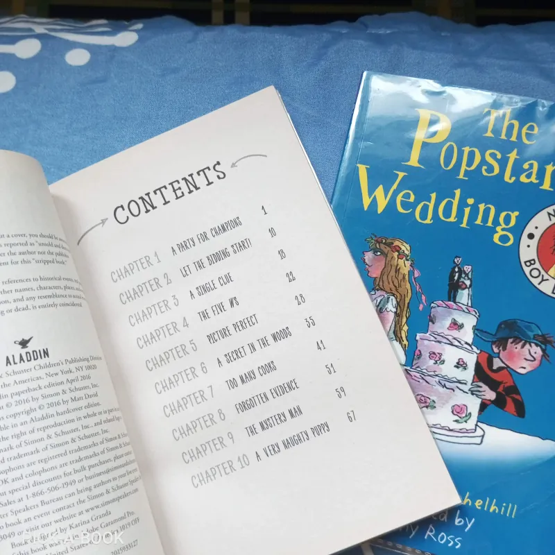 Combo 2 truyện luyện đọc Tiếng Anh, trinh thám thiếu nhi Hardy Boys, Popstar's Wedding 711898
