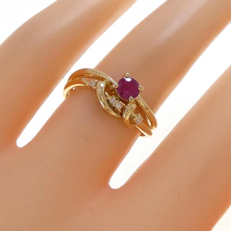 Nhẫn Ruby K18YG - Hàng hiệu Chính hãng 846719