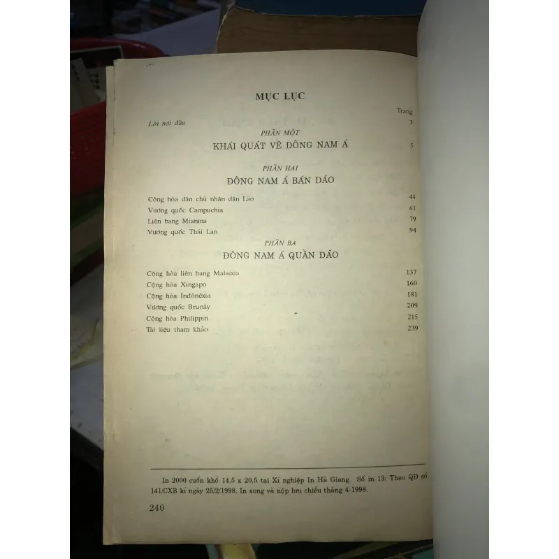 Địa lý Đông Nam Á (Những vấn đề kinh tế - xã hội) - Phan Huy Xu & Mai Phú Thanh 1031457