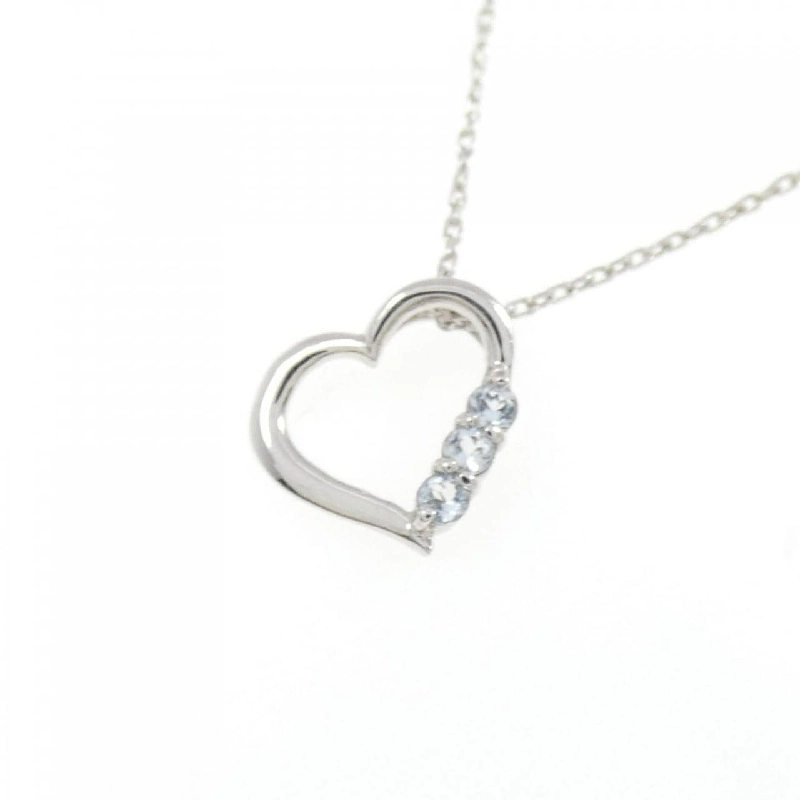 K10WG Aquamarine Necklace - Hàng hiệu Authentic 856896