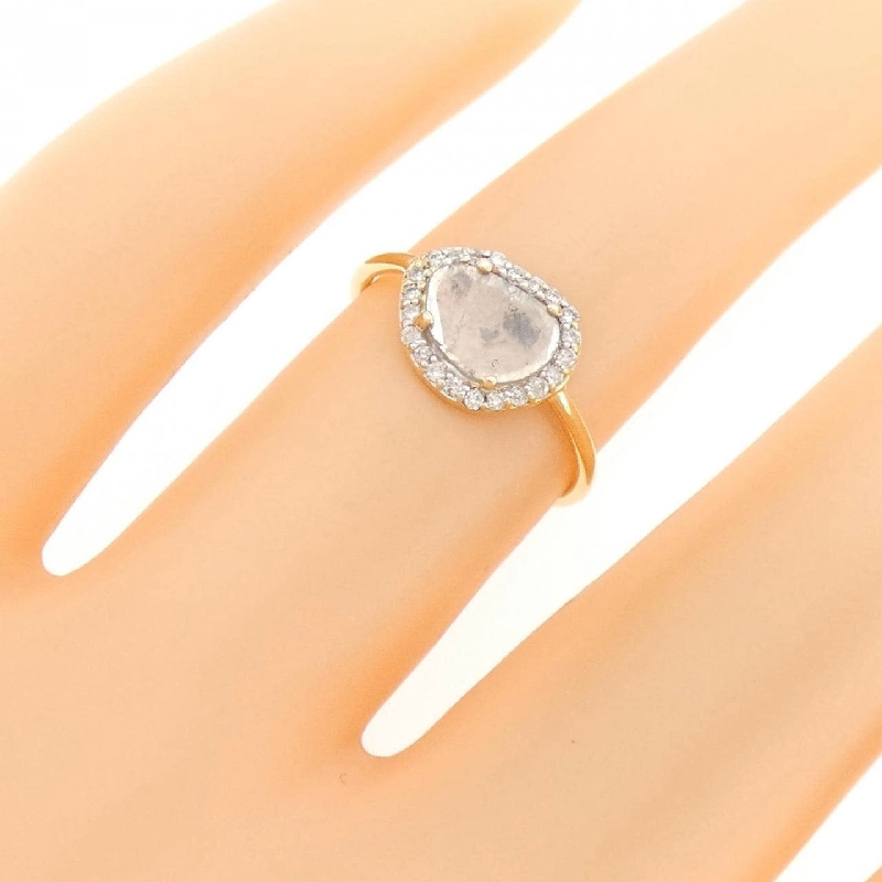 Nhẫn kim cương K10YG/K10WG 0.23CT 673147