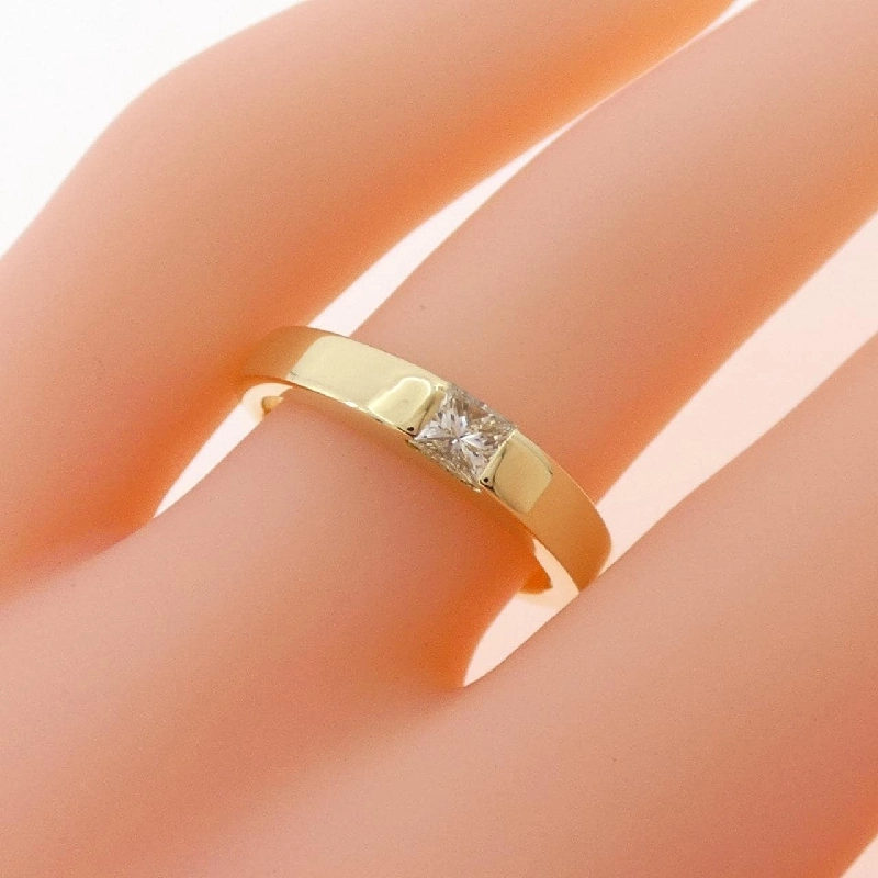 Nhẫn kim cương K18YG 0.26CT 670890