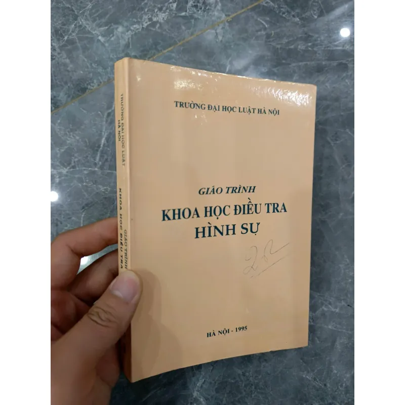 Giáo trình Khoa học điều tra hình sự 1009028