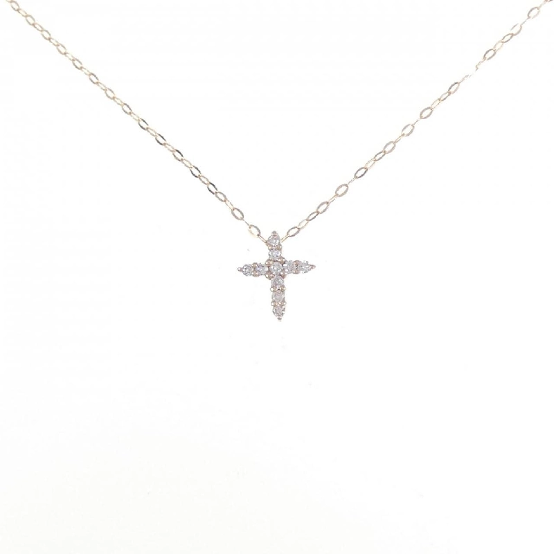 K18PG Dây chuyền kim cương hồng - Hàng hiệu Authentic 859551