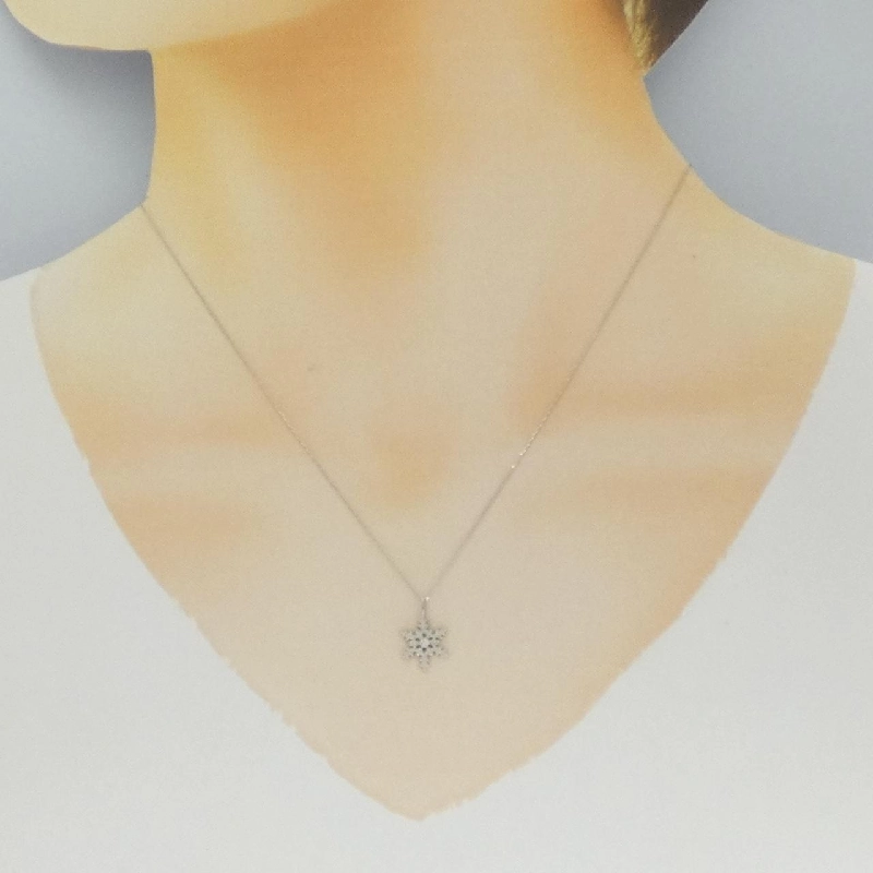 Dây chuyền kim cương tuyết PT950/PT850 0.02CT - Hàng hiệu Chính hãng 859132