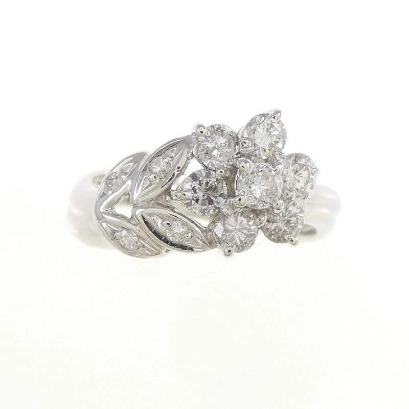 Nhẫn kim cương hoa PT900 0.50CT 672710