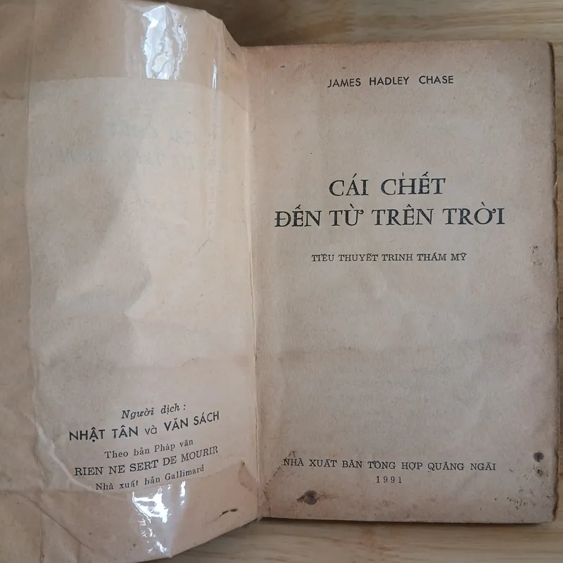 Tiểu Thuyết Trinh Thám - Cái Chết Đến Từ Trên Trời (James Hadley Chase) 592902