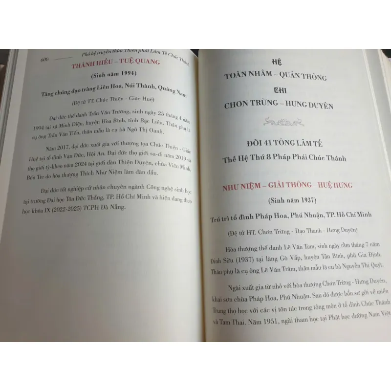 Phổ Hệ Truyền Thừa Thiền Phái Lâm Tế Chúc Thánh Quảng Nam Đà Nẵng 796727