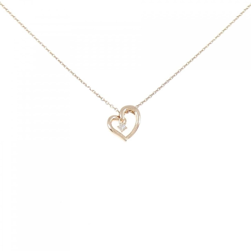 Dây chuyền kim cương hình trái tim 4゜C - Hàng hiệu Authentic 844671