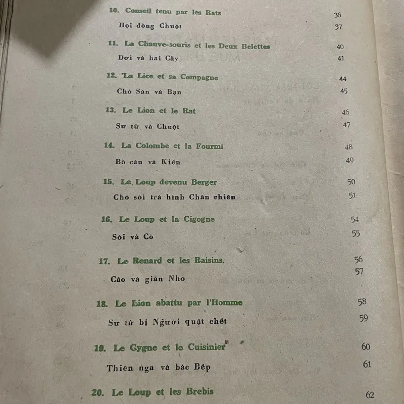 Ngụ ngôn La Fontaine - song ngữ - nhiều người dịch- minh hoạ 697140