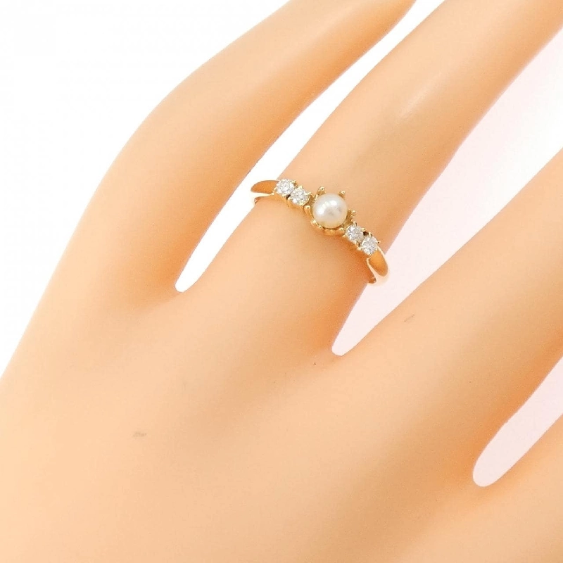 Nhẫn ngọc trai Akoya K18YG 3.5mm - Hàng hiệu Chính hãng 852720