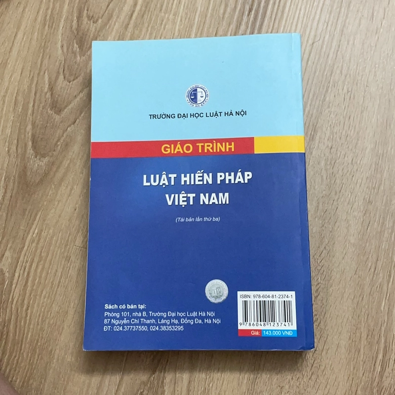 Giáo trình luật hiến pháp Việt Nam - Trường đại học Luật Hà Nội 484438
