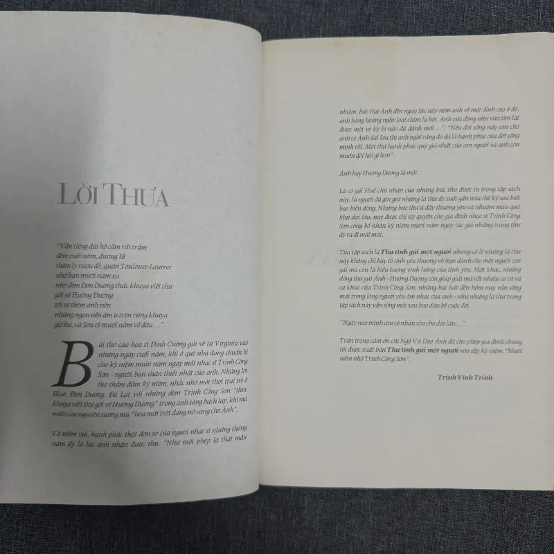 Thư tình gửi một người - Trịnh Công Sơn 761095
