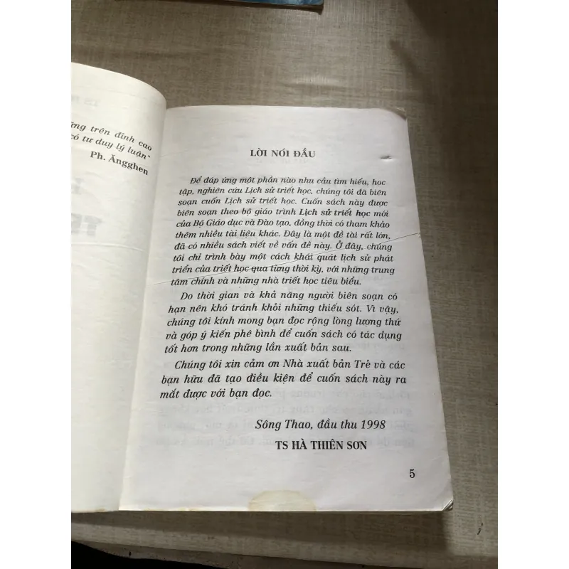 Lịch sử Triết học 993270