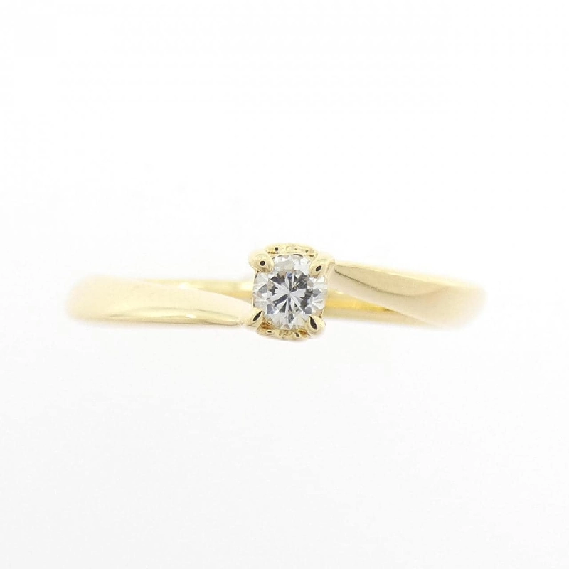 Nhẫn kim cương K18YG 0.10CT 666758