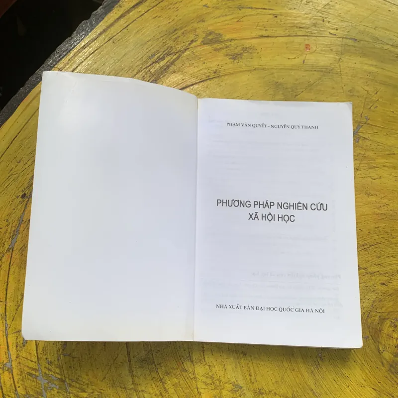 PHƯƠNG PHÁP NGHIÊN CỨU XÃ HỘI HỌC - PHẠM VĂN QUYẾT - NGUYỄN QUÝ THANH 753254