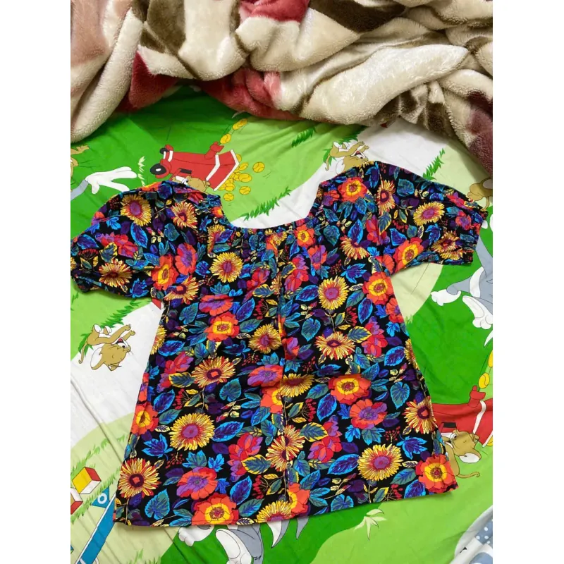 Áo hoa Forever 21 size M đã sử dụng 861483