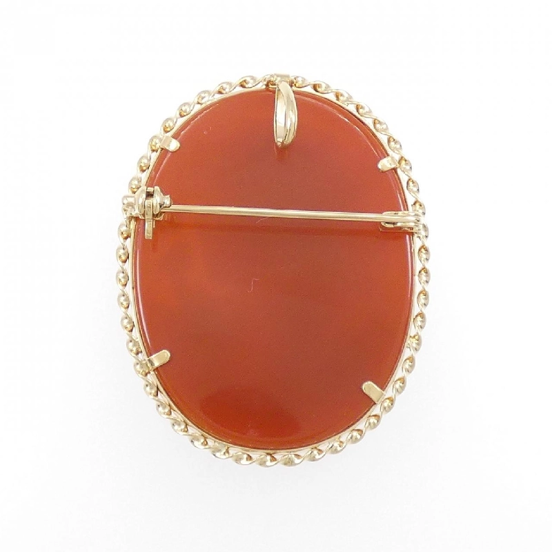 K18YG Mặt đá cam kết - Hàng hiệu Authentic 869704